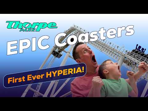 FIRST EVER Ride on Hyperia! | Thorpe Park’s Most EPIC Coaster