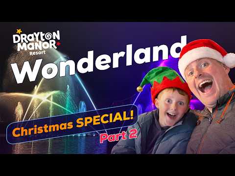 Day 2 | Christmas Wonderland at Drayton Manor was excellent!🎢